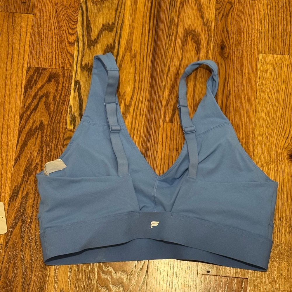 Fabletics Blue Racerback Sports Bra Intimates - Picture 2 of 4
